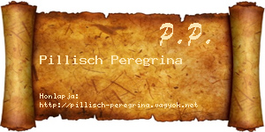 Pillisch Peregrina névjegykártya